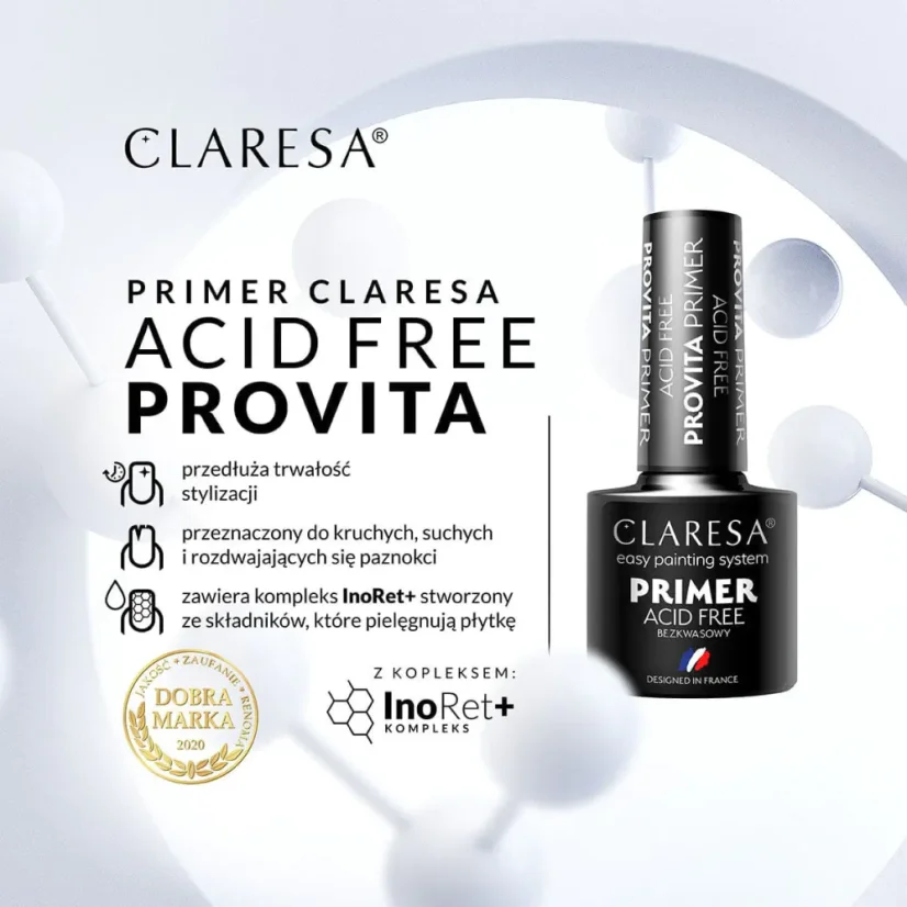 CLARESA Праймер бескислотный Acid Free, 5мл