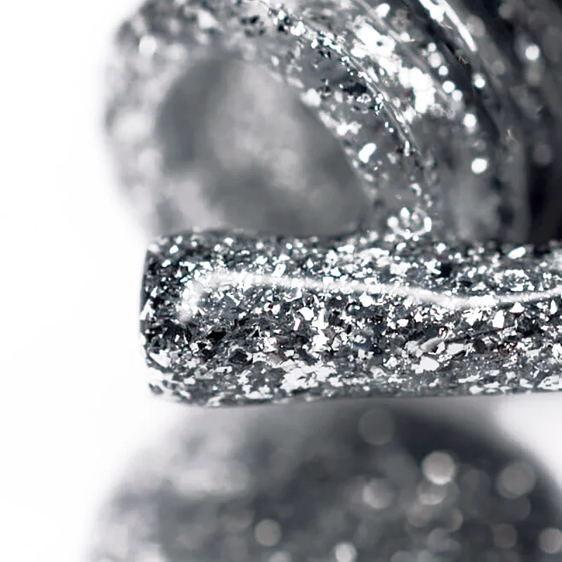 PNB Gel lak na nehty - 185 Silver, 8ml