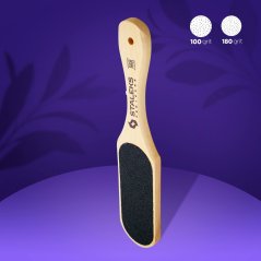 STALEKS BEAUTY&CARE Деревянная терка для педикюра ABC 10/1, 100/180 грит