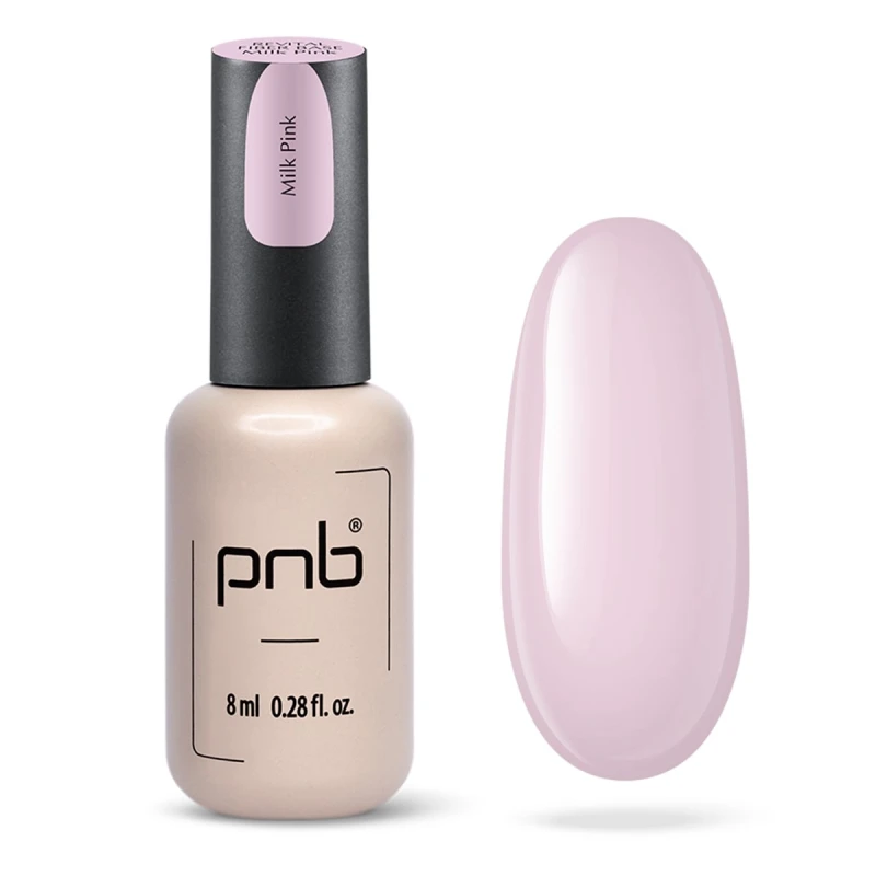 PNB UV/LED Revital Fiber báze HEMA FREE - Milk Pink, 8ml