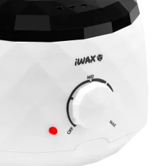 Ohřívač depilačního vosku iWax Diamond - bílý, 100W