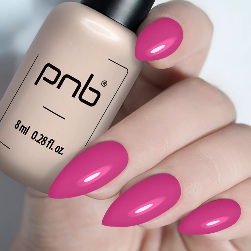 PNB Gel lak na nehty - 378 Magenta Pleasure, 8 ml