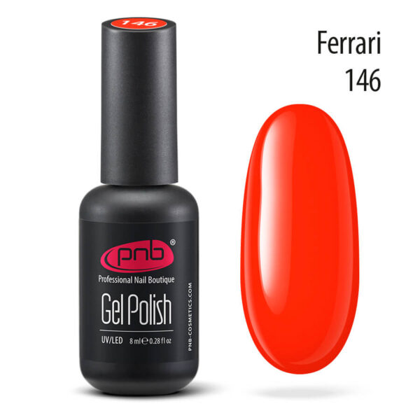 PNB Gel lak na nehty - 146 Ferrari, 8ml