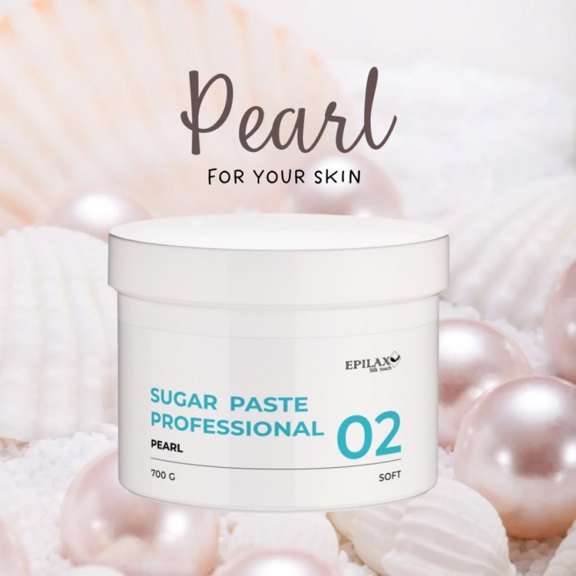Epilax Silk Touch Pearl depilační perleťová cukrová pasta - Soft, 700 g.