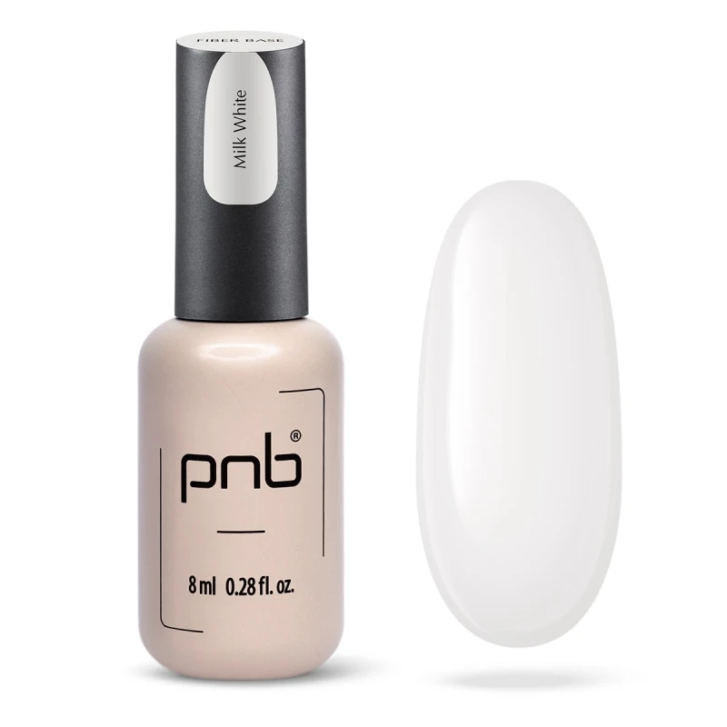 PNB UV/LED Fiber Kamuflaźní báze - Milk White, 8ml