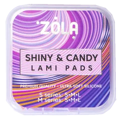 ZOLA Shiny & Candy Lami Pads (S series -S, M, L, M series -S, M, L) — силиконовые валики для ламинирования ресниц, 6 пар
