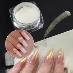 Пудра для ногтей Pearl Effect - Желтая