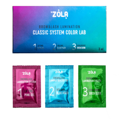 ZOLA Color Lab Набор для ламинирования в саше Step 1, 2, 3 (3 x 1 мл) ZOLA Color Lab Набор для ламинирования в саше Step 1, 2, 3 (3 x 1 мл)