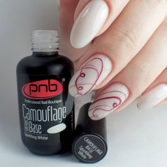 PNB UV/LED 8 ml Камуфляжная база Sparkling White