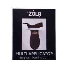 ZOLA Multifunkční kovový aplikátor pro laminaci řas – černý, 1 ks