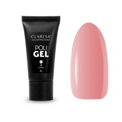 Claresa Poli Gel pro modeláž a prodloužení nehtů - Latte, 30 g