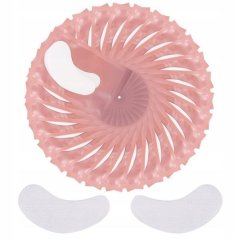 Podložky pod očí na prodloužení a laminaci řas - růžové, 20 ks