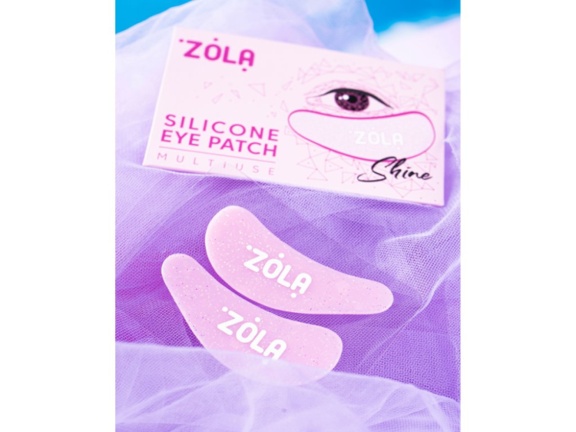 ZOLA силиконовые подушечки под глаза - розовые, 1 пара