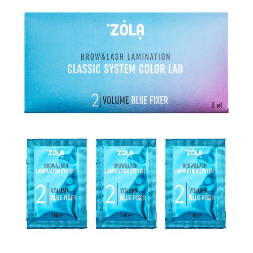 ZOLA Color Lab Brow&Lash Sada – 02 Volume Blue Fixer (3x1ml)