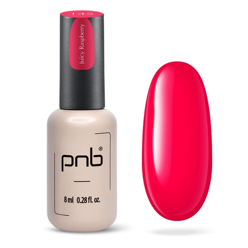 PNB Gel lak na nehty - 145 Juicy Raspberry, 8ml