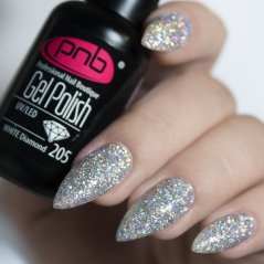 PNB Gel lak na nehty - 205 White Diamond, 8ml