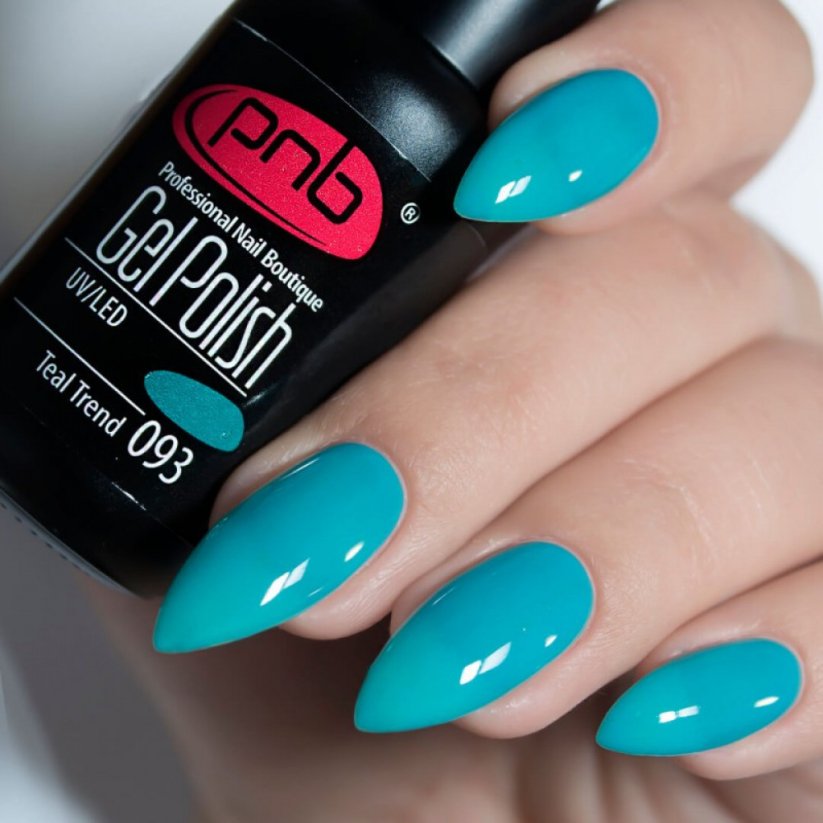 PNB Гель-лак для ногтей - 093 Teal Trend, 8 ml