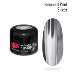 PNB UV/LED Гель-краска для ногтей - Silver Fusion, 5 мл