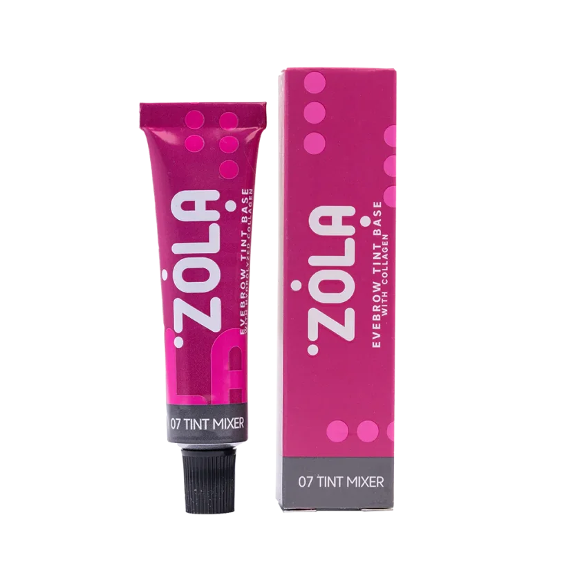 ZOLA Tint Mixer с коллагеном — 07 база для смешивания краски для бровей, 15 мл