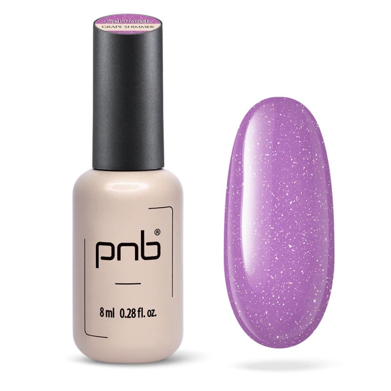 PNB Gel lak na nehty Juicy Spark - Grape Shimmer, 8 ml