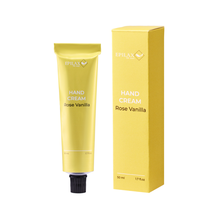 Epilax Silk Touch Увлажняющий, питательный крем для рук - Rose Vanilla, 50 мл