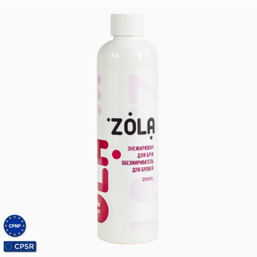 ZOLA Odmašťovač na obočí, 250 ml