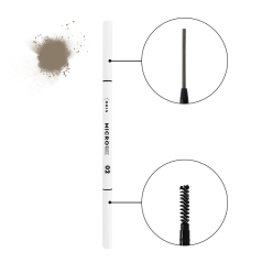 OKIS BROW Pudrová tužka na obočí Cold Blond 02, 0,5 g