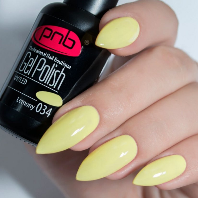 PNB Gel lak na nehty - 034 Lemony, 8 ml