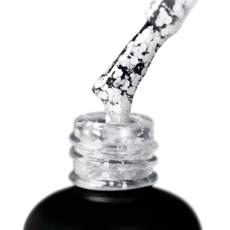 PNB UV/LED Art Top - White Dots No Wipe bez lepivé vrstvy, 8 ml