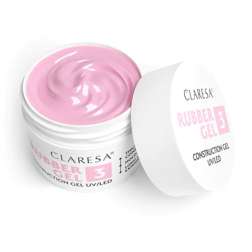 CLARESA Stavební gel na nehty Rubber gel - 03, 45g