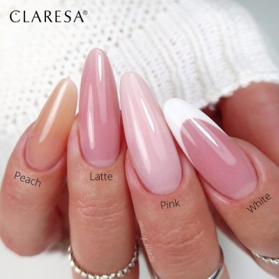 Claresa Poli Gel pro modeláž a prodloužení nehtů - Peach, 30 g