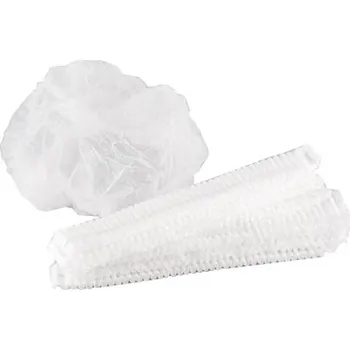 ESPEON čepice z netkané textilie - bílá, 100 ks