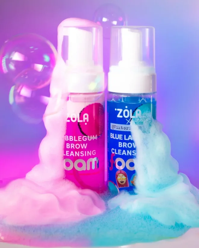 ZOLA Čisticí pěna na obočí Bubblegum, 150 ml