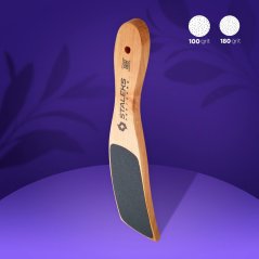 STALEKS BEAUTY&CARE Деревянная терка для педикюра ABC 10/2, 100/180 грит