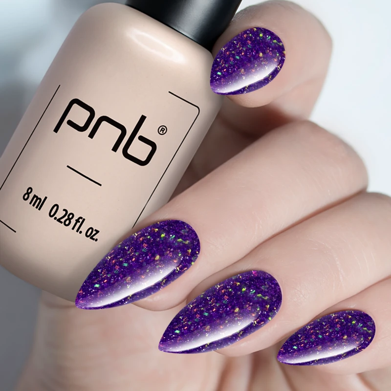 PNB Gel lak na nehty - 383 Midnight Spark, 8 ml