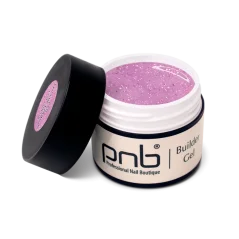 PNB UV/LED Builder Gel Modelovací gel - Sparkle Blush, 15ml
