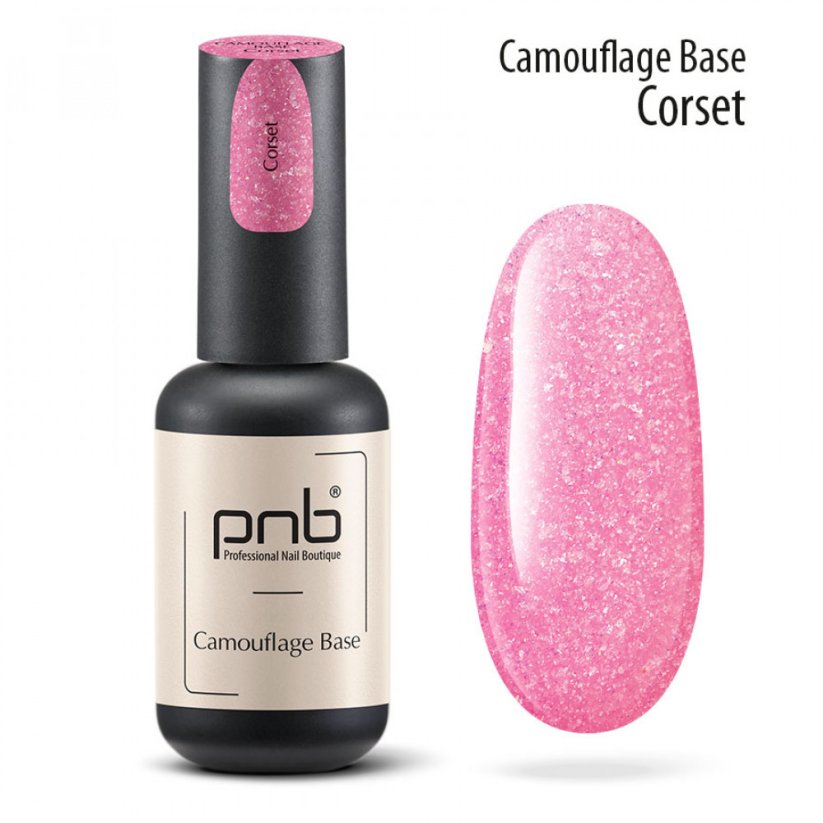 PNB UV/LED Kamuflaźní báze - Corset, 8 ml