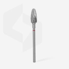 STALEKS Tvrdokovová fréza "kukuřice" Ø 6 mm, červená - FT90R060/14