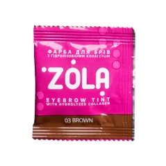Zola Краска для бровей, 03 Brown, саше 5 мл