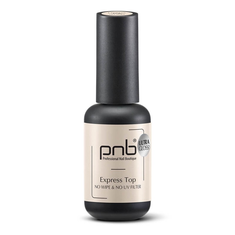 PNB Топ UV/LED Express Ultra Gloss - без липкого слоя и без UV фильтра, 8 мл