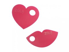 Палитра ZOLA для смешивания цветов - форма сердца