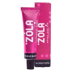 ZOLA Eyebrow Tint Краска для бровей - 06 Blue-black (сине-черная), 15 мл