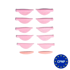 ZOLA Pinky Shiny Pads (XS, S, M, L, XL) — силиконовые валики для ламинирования ресниц, 5 пар