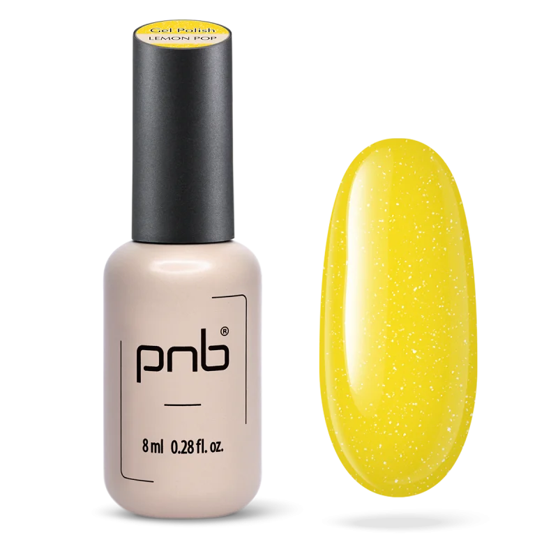 PNB Gel lak na nehty Juicy Spark - Lemon Pop, 8 ml
