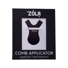 ZOLA Kovový aplikátor-hřeben pro laminaci řas – černý, 1 ks