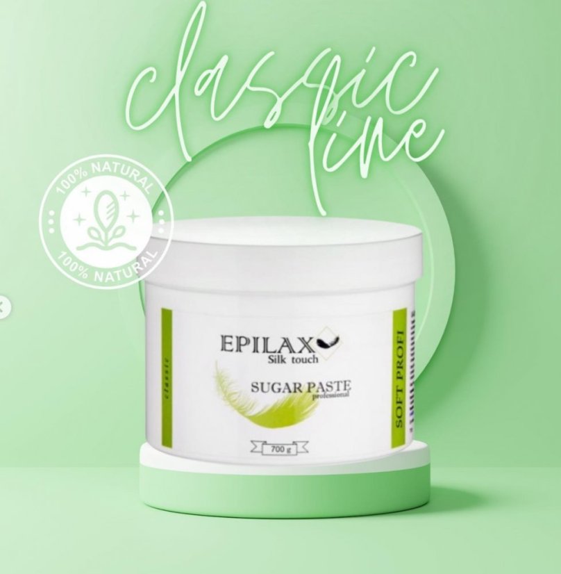 Epilax depilační cukrová pasta - Soft Profi, 700 g.