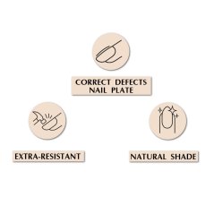 PNB Strong Iron Gel Modelovací gel a báze - Clear, 8 ml