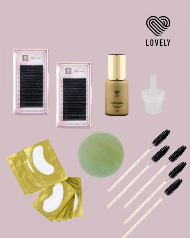 LOVELY Sada Silicone Mix L a lepidlo Cleopatra 5 ml