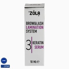 Zola Brow & Lash Lamination System – Krok 3 Keratinové sérum, 10 ml