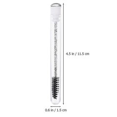 Щеточка для ресниц и бровей в тубе, 1 шт